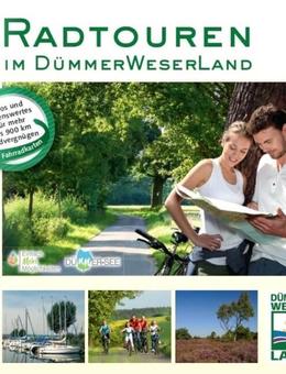 Titelseite Broschüre "Radtouren im DümmerWeserLand"